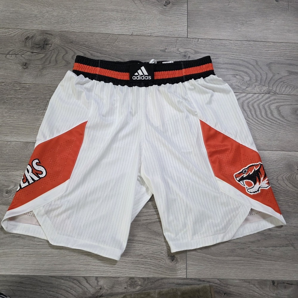 Princeton Tigers Next Level Basketball Shorts (Women's Medium) White/Orange NWT